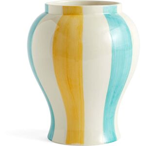 HAY - Sobremesa Vase L, vert / jaune