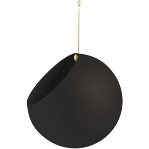 AYTM - Globe Pot de fleurs suspendu, Ø 21 cm, noir