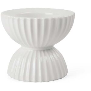 Lyngby Porcelæn - Lyngby Tura Porte-bougies en bloc, Ø 1 1. 5 cm, blanc