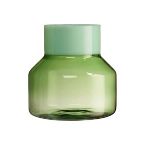 Design Letters - Generous Vase medium, milky green / vert - Publicité