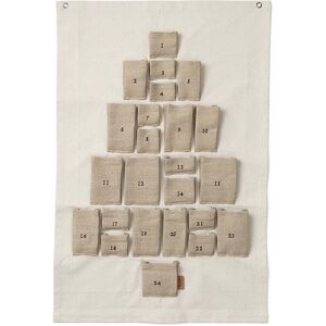 ferm LIVING - Pine Calendrier de l'Avent, 50 x 69 cm, naturel