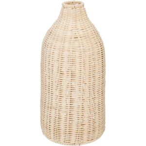 Atmosphera - Vase Sea view rotin H32cm créateur d'intérieur - Beige - Publicité