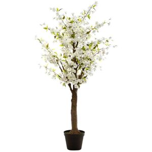 Atmosphera - Cerisier blanc artificiel blanc H200cm créateur d'intérieur - Blanc - Publicité
