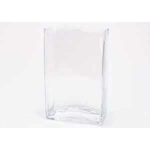 Lou De Castellane - Vase Rectangle déco 35 cm - Transparent - Publicité