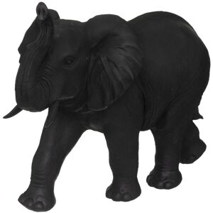 Objet déco Éléphant en résine 70 x 34 x 52 cm intérieur ou extérieur Atmosphera Noir - Publicité