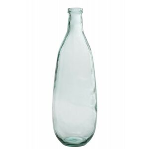 Jolipa - Vase bouteille en verre transparent 25x25x75 cm - Publicité