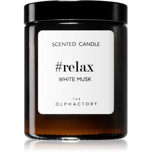 Ambientair The Olphactory White Musk bougie parfumée (brown) Relax 135 g