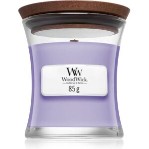 Woodwick Lavender Spa bougie parfumée avec mèche en bois 85 g