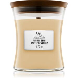 Woodwick Vanilla Bean bougie parfumee avec meche en bois 275 g