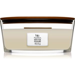 Woodwick White Teak bougie parfumée avec mèche en bois (hearthwick) 453.6 g