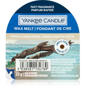 Yankee Candle Amber & Sandalwood tartelette en cire 22 g