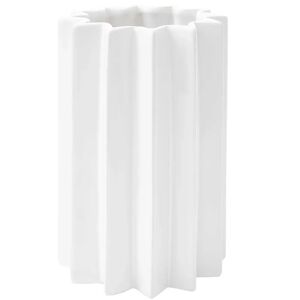 Vase en ceramique soleil blanc 20 cm Rico Design