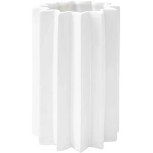 Vase en céramique soleil blanc 20 cm Rico Design