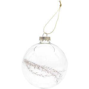 Boule en verre decorative naturelle - fleur sechee - 8 cm Rico Design