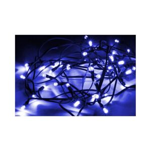 Guirlande Solaire LED Bleue 10M 100LED IP44, 8 Modes - Cable Vert - SILAMP