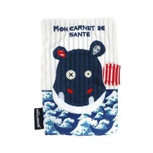 Les Deglingos Mon Carnet de Sante Hippipos L'Hippopotame - Sachet 1 protege-carnet