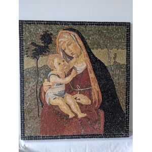 Tableau - la vierge et l'enfant en pierre naturelle Multicolore - Publicité