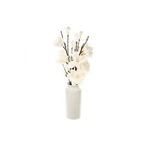 ATMOSPHERA Créateur d'intérieur - Composition Florale & Vase Magnolia 73cm Blanc - Publicité