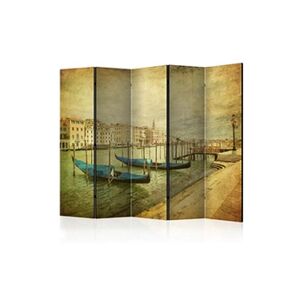 Artgeist Paravent 5 volets - Grand Canal, Venice (Vintage) II [Room Dividers] - 225x172 (39209) - Publicité