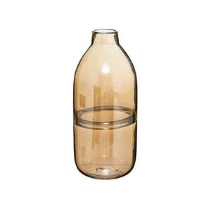 ATMOSPHERA Créateur d'intérieur - Vase Design Bouteille en Verre Line 30cm Ambre - Publicité