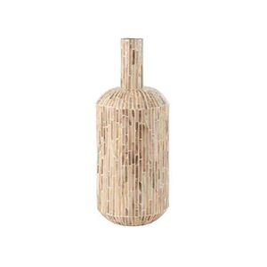 GENERIQUE Vase Goutte Motif Mosaïque Nuye 54cm Beige - Publicité