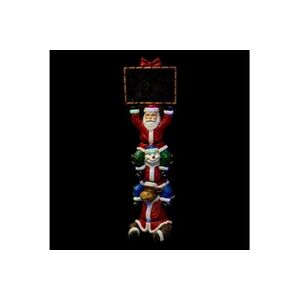 ATMOSPHERA Père-Noël et ses amis 150 cm lumineux - Multicolore - Publicité