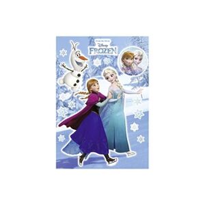Komar Stickers géant La Reine des Neiges Disney Anna et Elsa 50 x 70 cm - Publicité