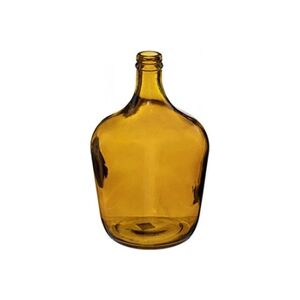 ATMOSPHERA Vase rond Dame Jeanne en verre recyclé - Marron - H 30 cm - Publicité