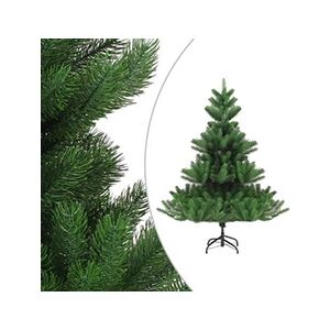 VIDAXL Sapin de Noël artificiel Nordmann avec LED et boules Vert 180cm - Publicité