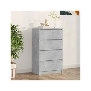 VIDAXL Buffet Gris béton 60x35x98,5 cm Bois d'ingénierie - Publicité