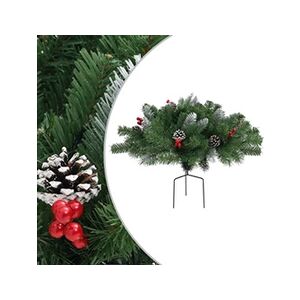 VIDAXL Sapin de Noël artificiel d'allée Vert 40 cm PVC - Publicité