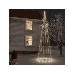 VIDAXL Arbre de Noël cône 1134 LED Colorées 230x800 cm - Publicité