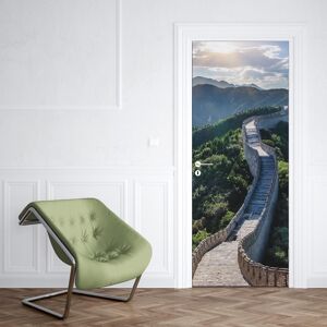 Sticker Porte Grande Muraille de Chine - 204 x 83 cm - Publicité