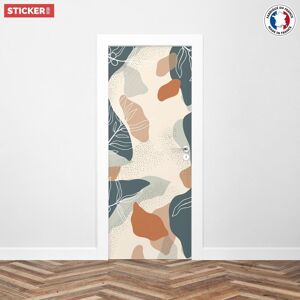 Sticker Porte Fleurs Abstrait - 204 x 83 cm - Publicité