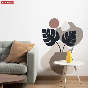 Sticker Vases Beiges XXL (Hauteur 168cm, Largeur 128cm) - Publicité