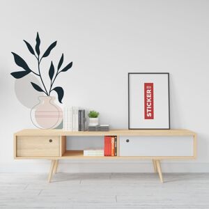 Sticker Vase Plante XXL (Hauteur 195cm, Largeur 128cm) - Publicité