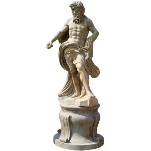 Statue Neptune avec base en marbre L103xPR103xH275 cm - Publicité