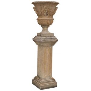 Vase avec socle en pierre L65xPR65xH198 cm - Publicité