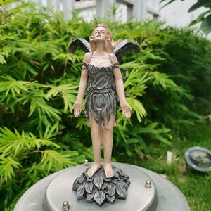 Ange Fée Statuette,Jardin Résine Ange Ornament Décoration D'ange Pour Ange  Gardien Jardin Statuette