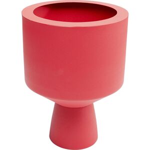 Vase Volcano rouge 35cm Kare Design - Publicité