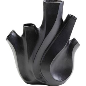 Vase Flame noir 29cm Kare Design - Publicité