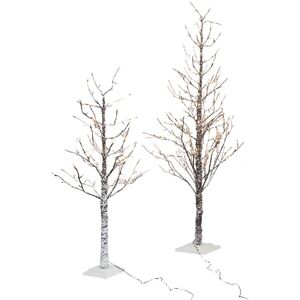 1 X TRONC D ARBRE ET BRANCHES ENNEIGeES AVEC LUMIERES LED h. 210 cm - 306 lumiEres LED - Publicité