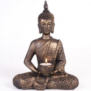 Sitting Thai Buddha Tealight Holder