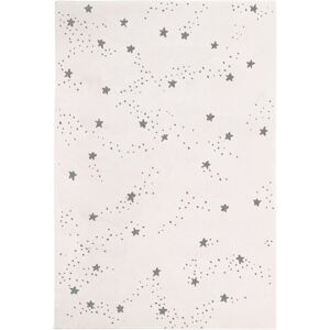 AFK Tapis enfant CONSTELLATION D'ETOILES - Gris - M - Tapis polypropylène