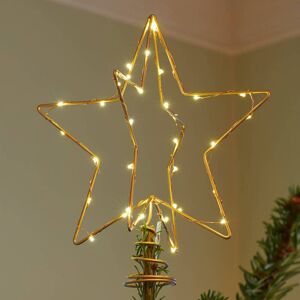Lampe décorative LED Christmas Top, dorée