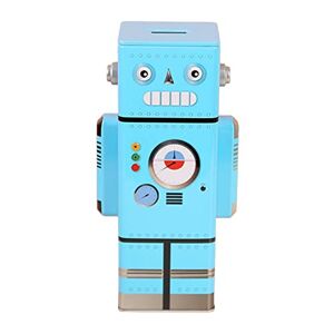 Zerodeko 1 Pc Belle Tirelire Robot en Métal Jolie Tirelire Banque Robot Rétro Tirelire Décorative pour Enfants Banque D' épargne pour Accessoires de Décoration de Fête D' Anniversaire - Publicité