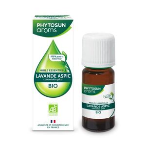 PHYTOSUN AROMS Phytosun Arôms Huile Essentielle de Lavande Aspic BIO 100% Pure et Naturelle 10 ml - Publicité