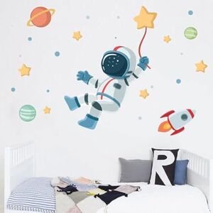 StarStick Sticker muraux enfants Astronaute, mission spatiale T4 Géant - Publicité