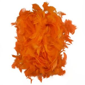 Netuno Lot de 150 plumes décoratives orange foncé 10 g Plumes d'oiseaux Plumes naturelles Pour bricolage, décoration, Pâques, Noël - Publicité