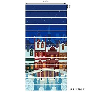 xcdz Stickers Escalier de Noël - Publicité